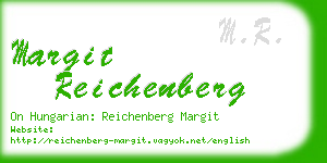 margit reichenberg business card